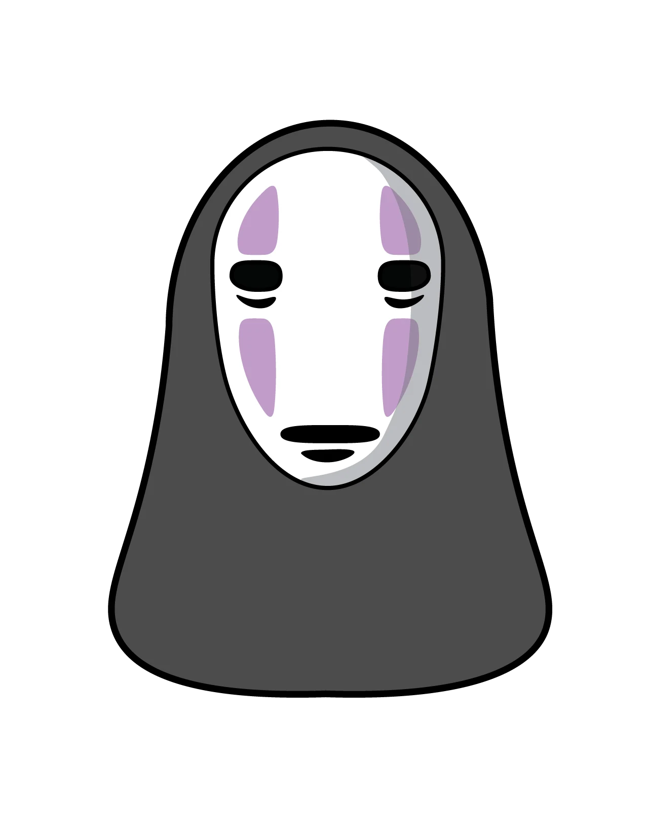 Hand-illustrated Studio Ghibli sticker icon — original fan art by Troy Knight
